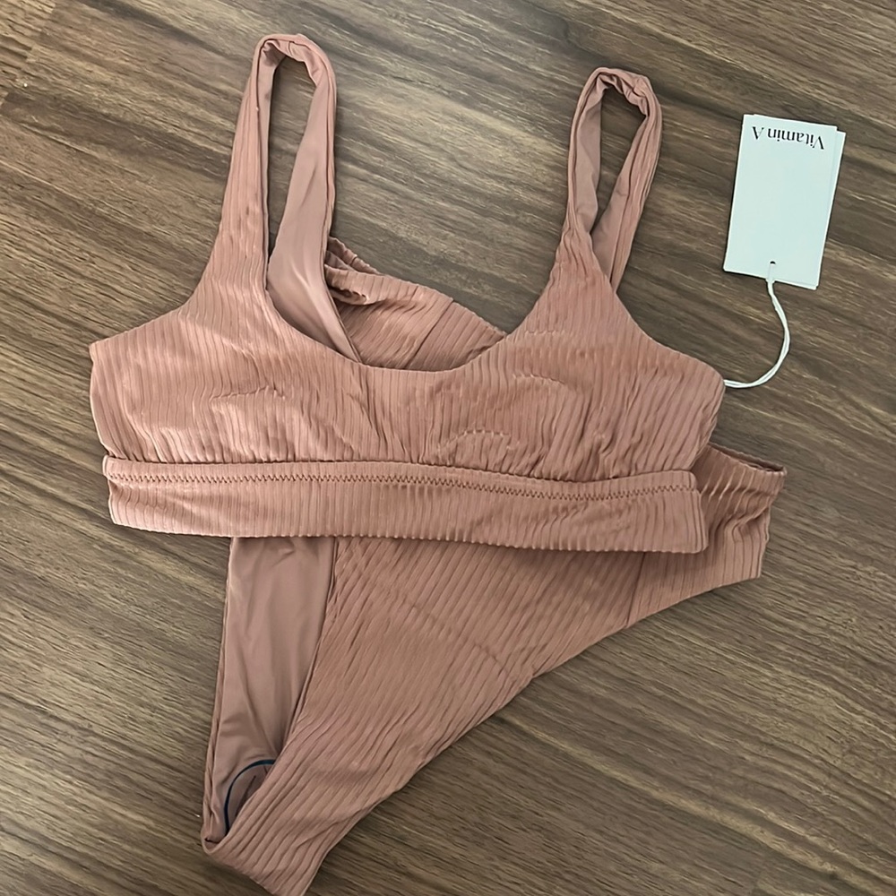 Vitamin A sienna swim set